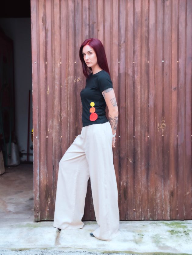 Tshirt Preta Croché - Image 4